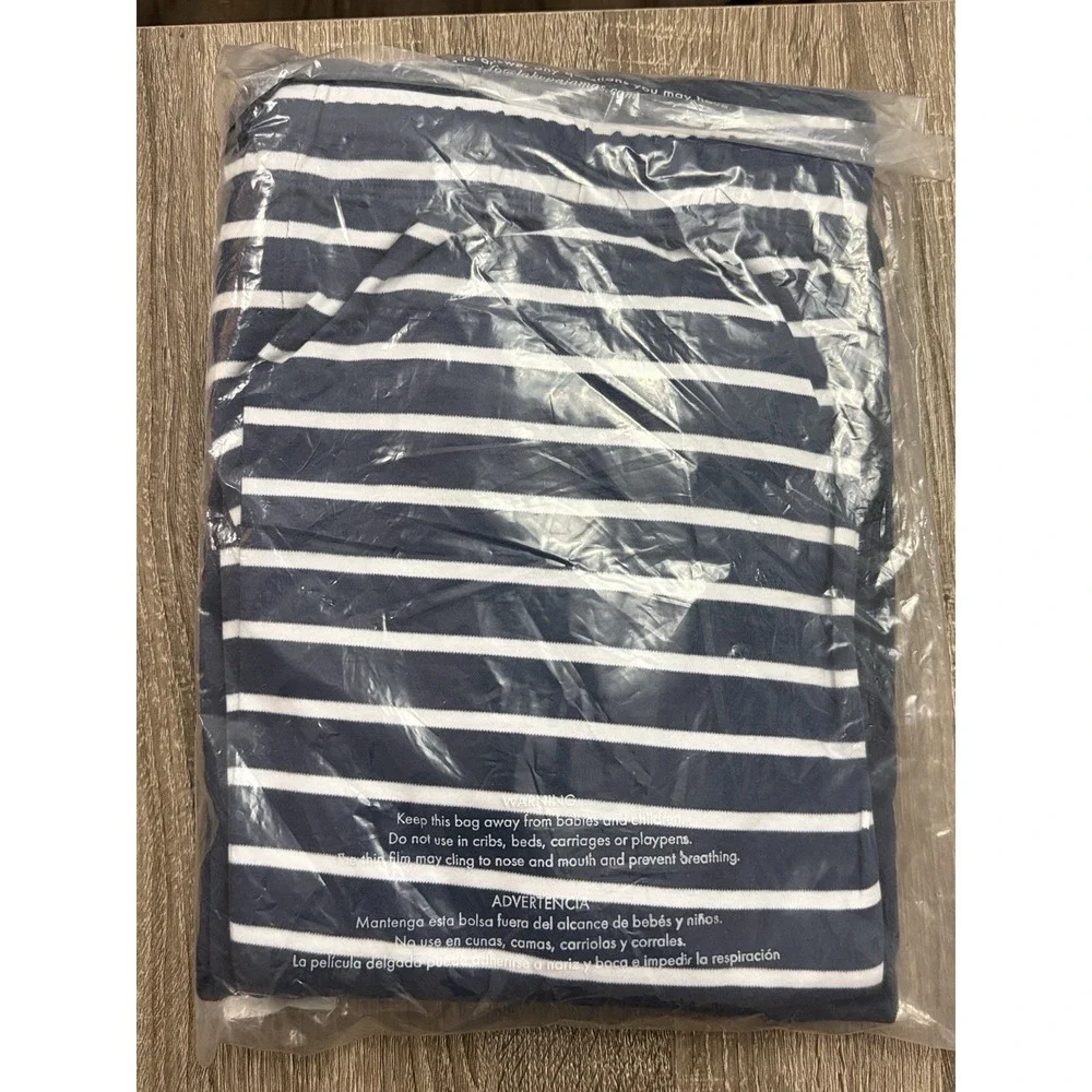 LAKE Men's Pima Pocket Long Pajama Set Navy Breton Stripe XXL NWT - Picture 5 of 5